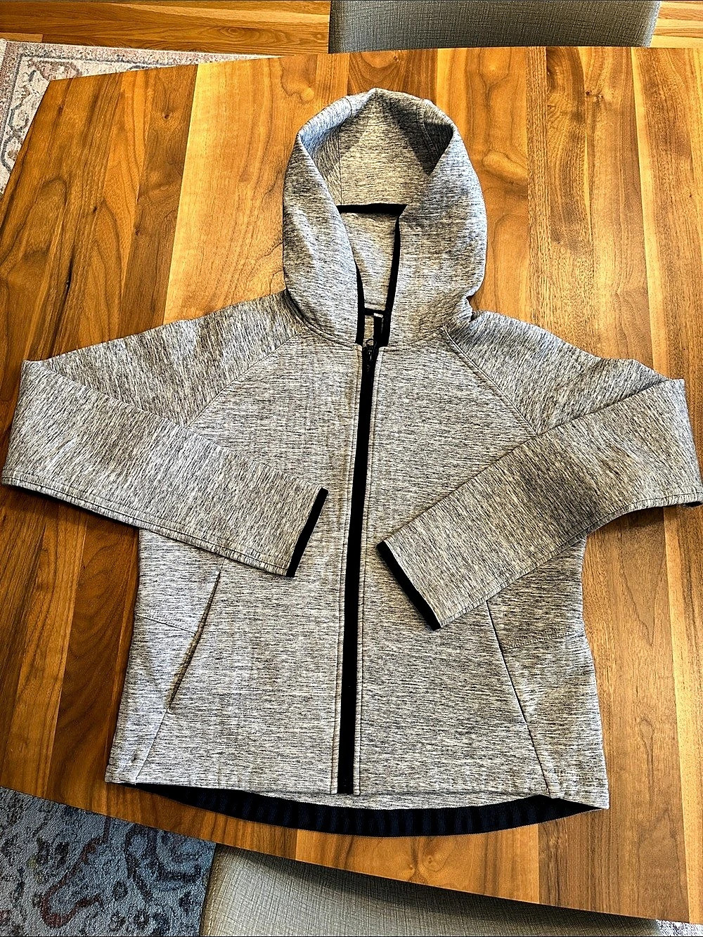 Lululemon Define Scuba Jacket Gray Hooded Zip Jacket Size 4